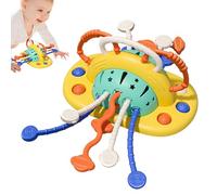 Jouet À Corde À Tirer pour - Fidget Sensoriel À Ventouse - Jouet Sensoriel À Corde À Tirer,pour Garçons et Filles dès 3 Mois Voiture Avion Voyage Anniversaire Noël