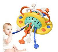 Jouet À Corde À Tirer,Tableau d'Activités Développemental avec Ventouse | Jouet À Tirer,Pour Garçons Et Filles À Partir De 3 Mois, Idéal Pour Fête, Voiture, Avion, Chaise Haute, Cadeau Pour Chaussette