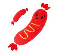 Jouet à Couinement pour Chien Peluche Remplie En Forme De Hot-Dog Pour | Grands Dentaires Pour Animaux Pour Propriétaires D'Animaux Éducateurs Maison & Extérieur Temps