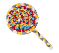 Jouet à creuser pour chien | Tapis de friandises pour chien Tapis à renifler en forme de bonbons, jouets interactifs d'enrichissement pour chien Tapis de recherche d'odeurs avec 5 carottes couinantes