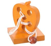 Jouet à Déverrouiller en Bois Orange, Casse Tete Corde pour Garçon Fille | Surface Lisse sans Écharde, Défi Mental Simple et Beau, Jeu Calme pour Mains, Enseignants, Détente