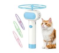 Jouet à disque volant - Jouet de récupération rechargeable avec 4 hélices lumineuses | interactifs pour chat pour dressage de chiens de compagnie, chasse, pour l'intérieur et