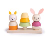 Jouet à empiler en forêt en bois