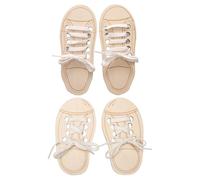 Jouet À Enfiler Des Lacets - Activité De Laçage De Chaussures En Bois | Jeu D'apprentissage Pour Tout-petits 18x7 Cm, Outil D'exercice De Coordination Œil-main, Ensemble De Jeu Éducatif Pour D