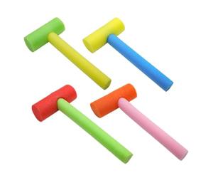Jouet A - Équipement de percussion en mousse interactive sûre 4 pièces | Jeu de marteau doux pour enfants | Booster sensoriel salle de jeux d'intérieur activités d'apprentissage