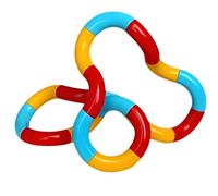 Jouet à Faire Tourner Fidget, Jouets sensoriels Fidget, Outils d’Imagination pour Le Cerveau, Jouets sensoriels Anti-anxiété pour Enfants et Adultes 【Solid Color】 Red, Blue and Yellow