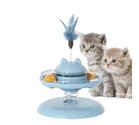 Jouet À Friandises Pour Chat - Jouet Distributeur De Croquettes Avec Base Antidérapante Et Circuit À Bille - Mangeoire Interactive d'Enrichissement pour Chat à Base Anti-Dérapante - Pour Toutes Taille