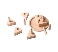 Jouet à gâteau en bois de hêtre multicouche encourage les jeux de main pour les yeux de main enfants photographie fille fête d'anniversaire décoration gâteau de jeu de rôle jouet préscolaire