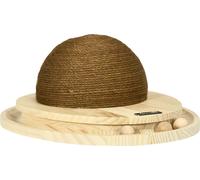 Jouet à gratter interactif PawHut, jouet pour chat design 2 en 1 avec piste à billes et planche à gratter, meuble à griffer pour chats, jute, bois de pin, nature+café, 39,5 x 32,5 x 14,5 cm