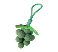 Jouet à l' à chat - En forme de raisin - Jouet interactif de simulation de fruits pour chaton - Pour faire des mouvements calmes, jouer passionnant, occuper l'intérieur et