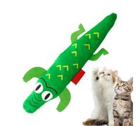 Jouet à l' à Chat pour Chats d'appartement - Peluche Interactive avec Vigne argentée - Forme d'animal - à Chat - Chewing-Gum pour Chatons d'intérieur - Soulage l'ennui - Stimulation mentale