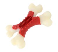 Jouet à mâcher à os pour chiens - Jouet à mâcher irrésistible pour chiens en forme d'os | Jouet à dents de chien résistant à la morsure | Jouet propre pour os de chien C