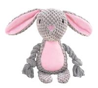 Jouet à mâcher avec animaux en peluche pour chien, jouet en peluche pour chien, jouet à mâcher résistant aux morsures avec son simulé de cliquetis | Jouet pour ma ma