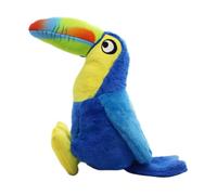 Jouet à mâcher coloré pour chien - Jouet interactif en peluche durable - Jouet amusant en forme d'animal pour chiens de petite, moyenne et grande race - Exercice quotidien