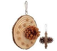 Jouet à mâcher en bois pour perroquet - Pour la recherche des perroquets et la mastication - Soulage le stress - Pour améliorer l'intelligence