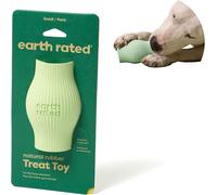 Earth Rated Jouet distributeur de friandises pour chien, jouet d'enrichissement pour chiens adultes et chiots, alimentation lente, passe au lave-vaisselle et au congélateur, caoutchouc naturel, taille