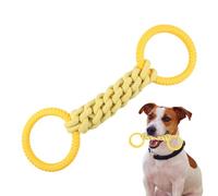 Jouet à mâcher en corde pour chien, jouet à mâcher avec 2 poignées, jouet interactif pour chien, jouet à mâcher pour chien à tirer de guerre pour chiot