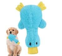 Jouet à mâcher en forme de canard en peluche de dessin animé, 37 x 24 cm, compagnon de morsure interactif, doux pour une mastication saine, jouet froissé pour chiens de petite, moyenne et grande
