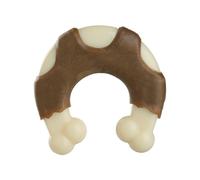 Jouet à mâcher en forme de fer à cheval Blinkit pour chiens, fabriqué en cuir de vachette et nylon, jouet durable pour chiens de races moyennes et grandes, pour des heures de plaisir à mâcher