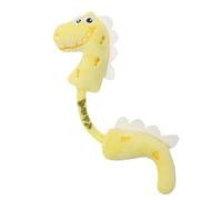 Jouet à mâcher en peluche pour chat - Bâtons à mâcher pour chat motif dinosaure printanier pour les dents, jouet de dentition doux résistant aux morsures, de chaton qui grince les dents