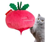 Jouet à mâcher en peluche pour chat, herbe à chat, herbe à chat au concombre, jouet à mâcher carotte, jouet doux froissé, accessoire interactif pour animaux de compagnie pour chatons