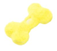 Jouet à mâcher en peluche pour chiot - Jouet souple en forme d'os pour chien, jeu interactif grinçant, petites dents de chien, activité intérieure-extérieure, jouet en peluche portable en os |
