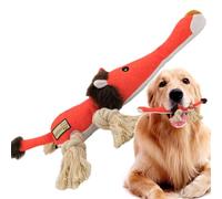 Jouet à mâcher en Peluche pour Chiots et Chiens de Taille Moyenne - Jouet interactif résistant aux morsures pour Nettoyer Les Dents