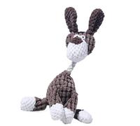 Jouet à mâcher incassable en Forme d'âne - Interactive froissée à Mordre | Chiot à mâcher en Forme d'âne | Jouet de Dentition interactif pour Grands Chiens/Chiens à mâcher agressifs, Doux et