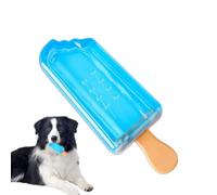 Jouet à mâcher indestructible en forme de crème glacée pour chien | Jouet interactif en silicone pour apaiser l'enrichissement mental, les chiots âgés, les caniches, la maison, les voyages