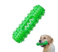 Jouet à mâcher indestructible pour chiens agressifs - Jouet couineur en caoutchouc robuste avec distributeur de friandises, nettoyage des dents et massage des gencives - Jouet d'entraînement durable