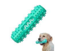 Jouet à mâcher indestructible pour chiens agressifs - Jouet couineur en caoutchouc robuste avec distributeur de friandises, nettoyage des dents et massage des gencives, jouet d'entraînement durable