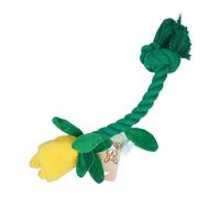 Jouet à mâcher molaire en Forme de Rose pour Animaux de Compagnie, Dentition pour Chiots, Nettoyage des Dents, Corde en Coton, Jouet en Peluche pour mâcheurs agressifs, Indestructible avec Son