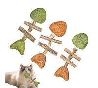 Jouet À Mâcher Pour Chat | Bâton De Conception En Arête De Poisson Interactif | Jouets De Dentition Pour Pour Chats D'intérieur | Pour Chiens, Animaux De Compagnie, Petits Animaux, Chatons, Noë