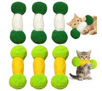 Jouet à Mâcher pour Chat d'Intérieur 6 Pièces Gadget d'enrichissement
