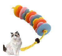 Jouet à mâcher pour chats | corde interactive avec sonnette - jouets à mâcher pour les dents de chat, pour toutes les races, chiots, pour lutter contre l'ennuye, jeu d'enrichissement en Ca
