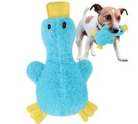 Jouet à mâcher pour chien | Canard froissé qui s'ennuie | Jouet en peluche avec couineur - Pour intérieur, salon, balcon, cour, extérieur, jardin, camping