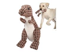 Jouet à mâcher pour chien, dinosaure en peluche, 20 cm, jouet interactif d'enrichissement pour animaux de compagnie, jouet d'exercice pour soulager l'ennui, compagnon d'activité intérieure et