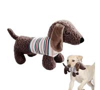 Jouet à mâcher pour Chien - Jouet couineur pour Chien - Jouet en Peluche en Coton PP - Animal rembourré pour Chiens, Chiots - Dents et Nettoyage des Dents - Peluche Durable avec Son Amusant - Sûr