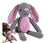 Jouet à mâcher pour chien - Peluche qui couine - Jouet à rapporter robuste - Jouet interactif pour les soins dentaires et l'entraînement - Jouet squeaky pour chiots et grandes races - Motif renard et