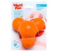 Westpaw – Jouet en caoutchouc pour chien – Zogoflex Tux – Mandarine – Taille L