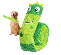 Jouet à mâcher pour chiens agressifs - Peluche couineuse douce - Petit | Jouet interactif pour chien - Pour la stimulation agressive - Ennui - Poupée en peluche - Puzzle de nourriture