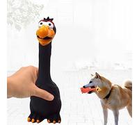 Jouet à mâcher pour chiens et chiots - Jouet couineur en caoutchouc pour poule en latex - Produits d'entraînement à mâcher (A, taille unique)