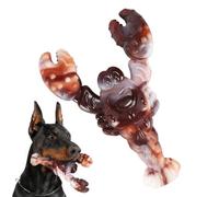 Jouet à mâcher pour chiens - Jouet dentaire en nylon robuste pour les races moyennes et grandes - Jouet de nettoyage des dents extrêmement résistant pour les mâcheurs agressifs jusqu'à 55 kg - Mentale