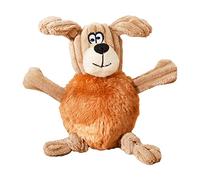 Jouet à mâcher pour chiot en forme d'agneau de dessin animé, jouet couineur en peluche offrant un effet relaxant et apaisant.