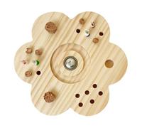 Jouet à mâcher pour hamster - Jouet à grignoter en bois - Jouet pour rongeurs - Dispositif de conditionnement du bec - Outil de soulagement du stress pour cochons d'Inde, gerbilles, chinchillas, petit