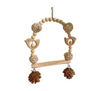 Jouet à mâcher pour oiseau, perchoir et accessoires de cage - Jouet de jeu et à mâcher pour cages, pinsons, inséparables, perroquets gris du Gabon, cacatoès, cacatoès, Beos