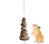 Jouet à mâcher pour petits oiseaux | Blocs en bois naturel pour meuler le bec | Accessoires de cage pour inséparables, calopsittes, perruches | Des heures de divertissement