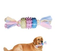Jouet à mâcher réutilisable interactif pour les dents | PET réutilisable interactif dentition mastication dents entraînement pour chiens âgés de 2 à 8 mois intérieur trois cercles