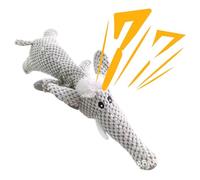 Jouet à Mastication de Chien grincement - Jouet Doux en Forme d'éléphant, compagne de Dentition Chiot | Bravo en Peluche en Peluche pour Le Jeu et Le réconfort, Doux sur Les gencives et Les de