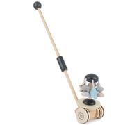 Jouet À Pousser Étoile Carrousel En Bois Bleu Multicolore TU